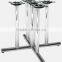 Chromed X Table Base