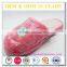 cute soft pink fur children slippers