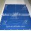 Blue heavy duty PVC tarpaulin for trailer, truck, cargo.