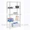 5 Level Chrome Wire Shelving Unit Metal Rack