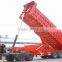 3 Axles 25 CBM Side Dump Semi Truck Trailer , Tipping Truck Semi Trailer With Hydraulic Cylinders