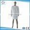 Antimicrobial pp medical uniform PP/PP+PE/SMS disposable lab coat