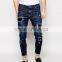 jeans manufacturer philippines Distressed denim man jeans used branded jeans men jeans wholesale (LOTA080)