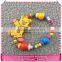 Kids plastic bear bracelet, wholesale kids charm bracelets