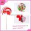 Christmas Decoration Candy , Colorful Swirl Flat Lollipops