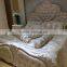 French provincial style solid wood antique finishing bedroom set