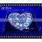 Acrylic makeup display showcase/makeup display stand with lighting