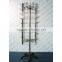 Free-standing 360-degrees 4-side Rotating Wire Grid Display Rack