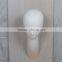 White Wall Mounted Female Head Deal for hats, scarves and sunglasses for home or retail store