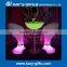 DMX Lighting Wine Bar Stool Chair Waterproof Bar Chair