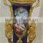 Fair Lady With Colorful Flower Decorated Vase, Creative Designed Flower Holder