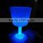 PE plastic multicolor change battery operated led ice bucket/wine cooler