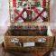 Cheap Wicker Pinic Basket Square Wicker Picnic Hamper for 6 People