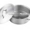 Two Handle Sauce Pan Saucepan Double-Flavoured Cooker Family Restaurant Hotel Usage Shot Body Stainless Steel Soup Pot