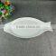 New Design Restaurant Ceramic Long Fish Plate Wholesale