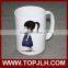 holiday custom logo printable 15 oz white mug for dye sublimation