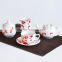 15pcs wholesale ceramic promotional cheap tea and coffee set