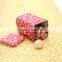 Metal Small Trinket Tin Jewelry Earrings Iron Tea Coin Storage Square Box Cases