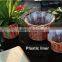 Cheap wicker woven garden flower pot