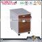 Commercial Furniture Office Mobile 2 Drawer Pedestal with Seat Pad