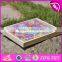 2017 New design educational wooden threading toys for toddlers W11E059