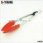 14068 Mini Silicone Kitchen Serving Tongs Cooking Stainless Steel Handle Food Tong