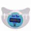 Portable Digital LCD Pacifier Thermometer Baby Nipple Soft Safe Mouth Nipple Temperature Pacifier Chain Clip Holder VCI24 P20