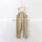 2017 Wholesale hot new products girls wearing overalls with frilly ruffles infront