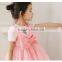 New Fashion baby Girl Dress Pink Party Children Dress For Summer