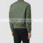 MGOO Custom Made Olive Green Mens Winter Jacket Fashion Custom Padded Zip Up Bomber Jackets For Men