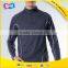 Mens Quick Dry Fit Tech Half Zip Pullover Sportswear Plain Grey 100% Polyester Shirts 1/2 Zipper Raglan Long Sleeve Top T Shirt