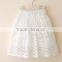 Chlidren Lace Trim Pleated Embroidered Short Skirts Of Wide Out Lined