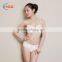 HSZ-28805 Girls Underwear Comfortable 3/4 Bra Cup New Design 2017 Sexy Model Bra Free Samples Latest Fashion Panty Lingerie