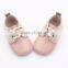 2017 New fancy leather for girls baby shoes genuine leather with boys and girls