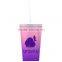 USA Made 20 oz Color Change Tumbler With Straw And Lid - comes with your logo