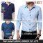 mens slim fit solid color button down collar dress shirt