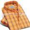 Hot selling fancy plaid design men shirt custom t shirt