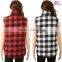 AFFORDABLE LOW MOQ buffalo plaid women vest