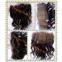 Brazilian virgin hair body wave silk base front lace closure , 4