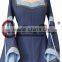 Custom Made Light Blue Medieval And Renaissance Dress With Trumpet Sleeves For Gothic And Fantasy Parties