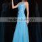 Short A-line High Neck prom evening dress Floor-length Party dress P026