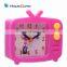 New Look Custom TV Shape Alarm Desktop Clock