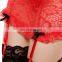 Most attractive lace red one piece girls babydoll