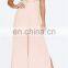 classical fashionable sleeveless V neck hollow front with long jumpsuit clothing