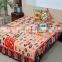 Top grade royal 100% cotton flower printed bedsheets king size bedding set custom want any size