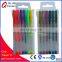metallic/fluorescent/glitter gel ink pen stationery set with multi colors for school and office 12colors