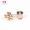 Wholesale free sewing buttons shirts metal rhinestone buttons animal shape brooch