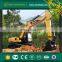 Comfortable Operation SANY 13.5 ton Wheeled Excavator SY155W Small Excavator in Competitive Price