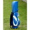 Light blue and white color PU leather golf cart bag for women