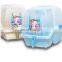 Double Layer Totally Closed Large Size Pet Poop Box Cleaning Anti-splash Cat Litter Box